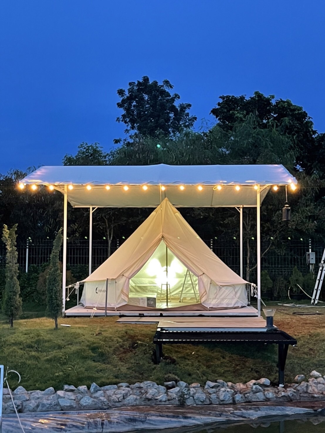 Reivew Bell Tent Canvas Wiman