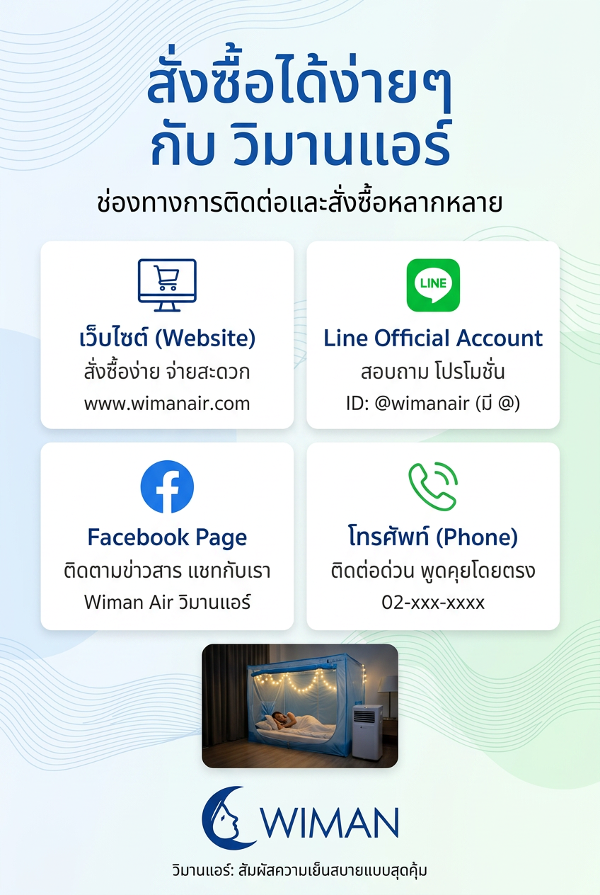 มุ้งแอร์ วิมานแอร์ รีวิว: แอร์เคลื่อนที่ เปลี่ยนห้องนอนให้เย็นสบาย ไม่ต้องติดแอร์
