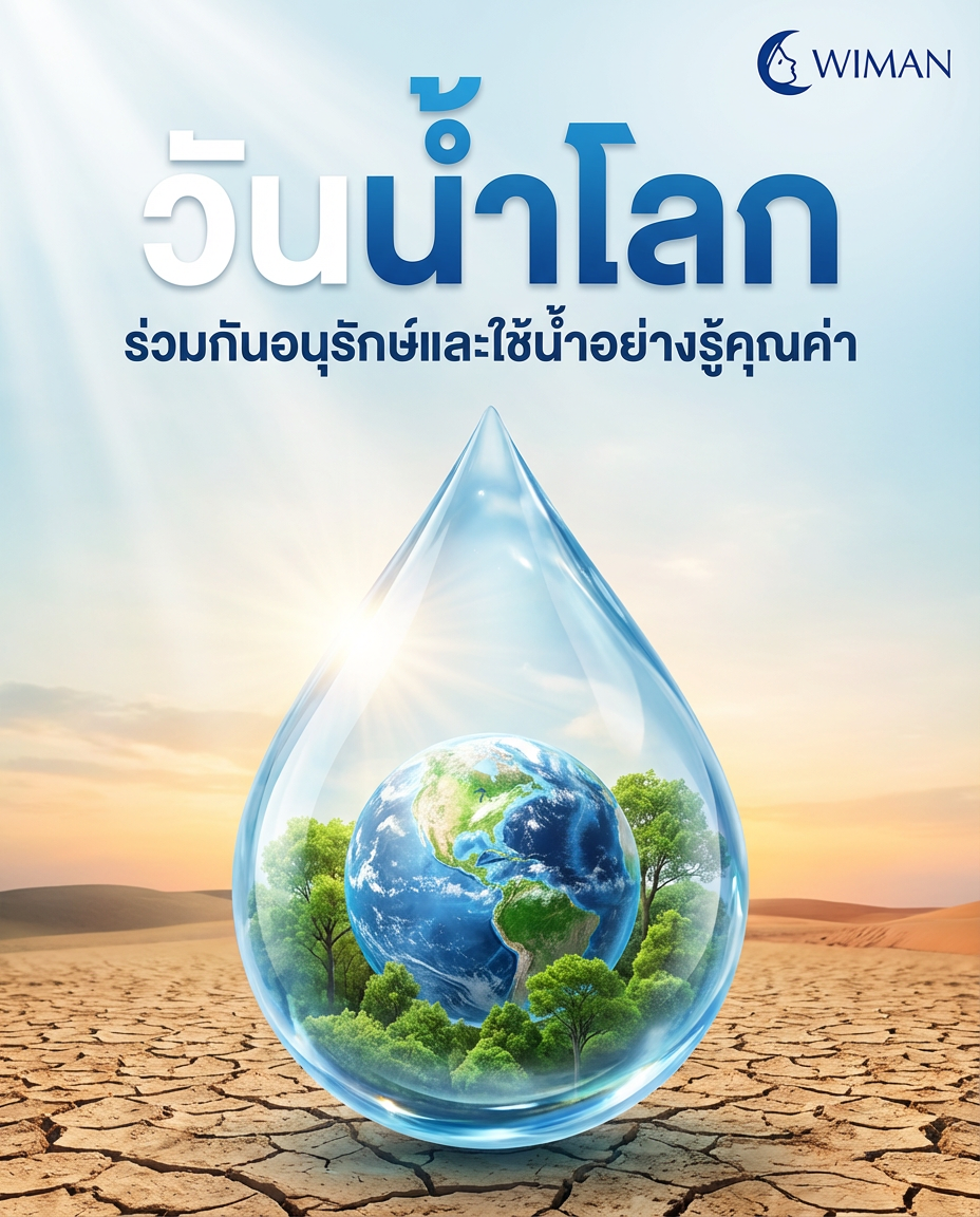 วันน้ำโลก 22 มีนาคม: แอร์เคลื่อนที่ Wiman Air ร่วมรักษ์น้ำเพื่อโลกยั่งยืน
