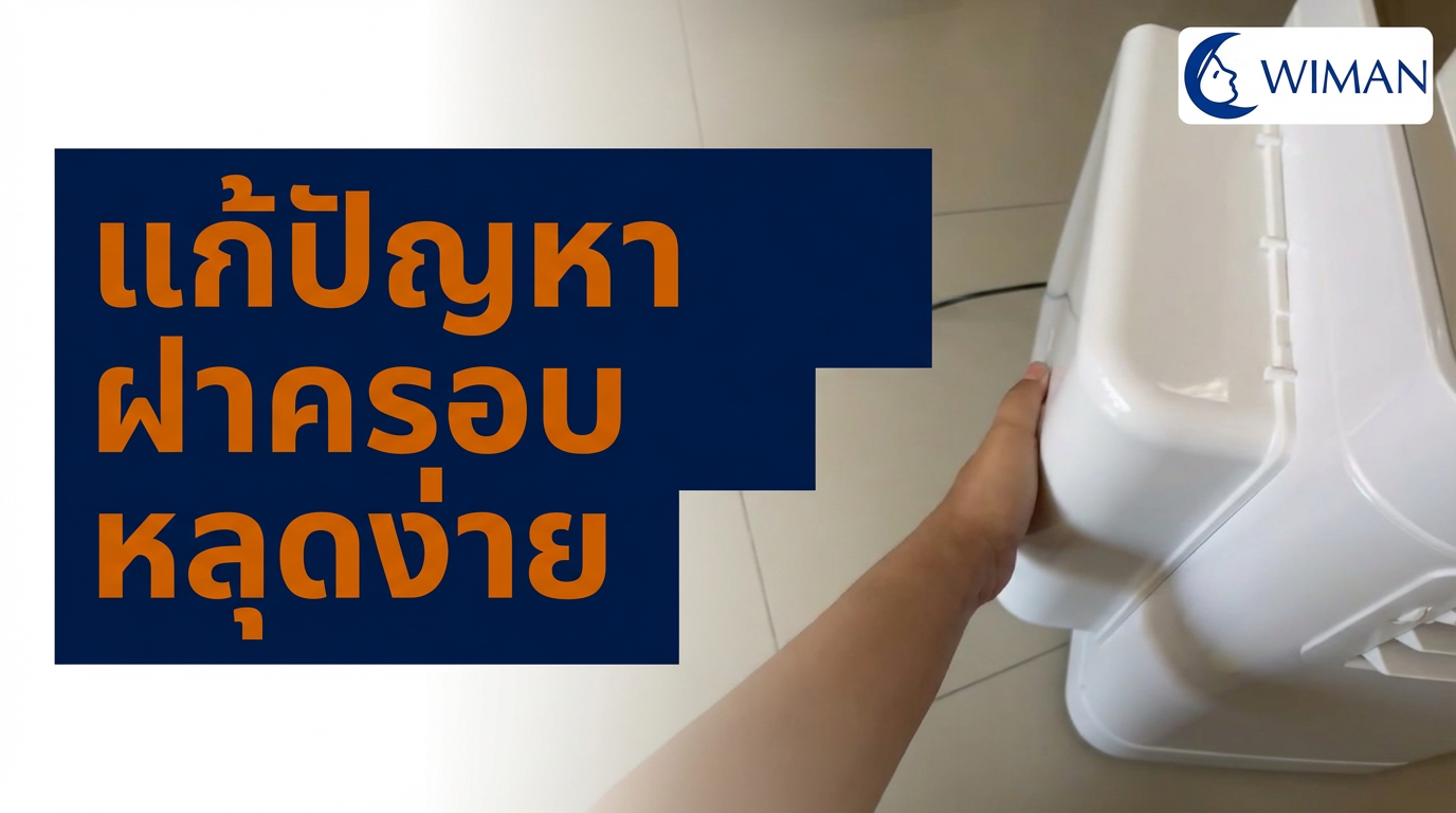 วิมานแอร์: แก้ปัญหาฝาครอบชุดสองท่อแอร์เคลื่อนที่หลุดง่าย | ติดตั้ง Dual Hose Kit ให้แน่น