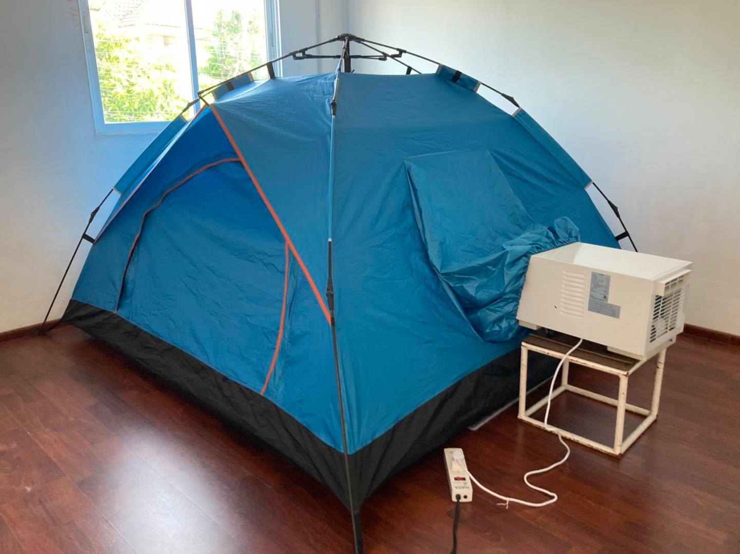 สเปก รายละเอียด วิมานมุ้งแอร์ รุ่นใหม่ Camping Tent Auto Cooling AC.