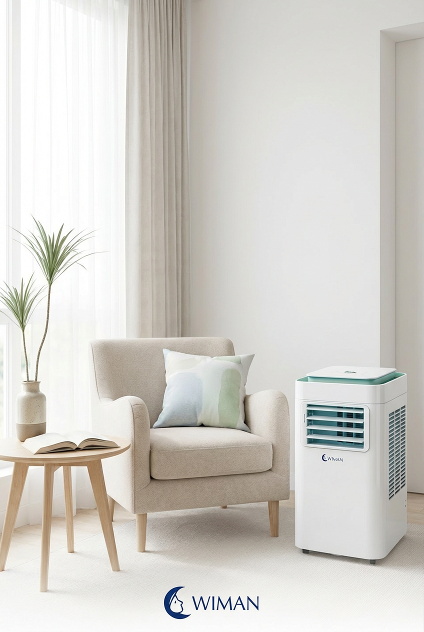 แอร์เคลื่อนที่ ไม่ต้องเทน้ำทิ้ง WIMAN AIR 9000 BTU | วิมานแอร์